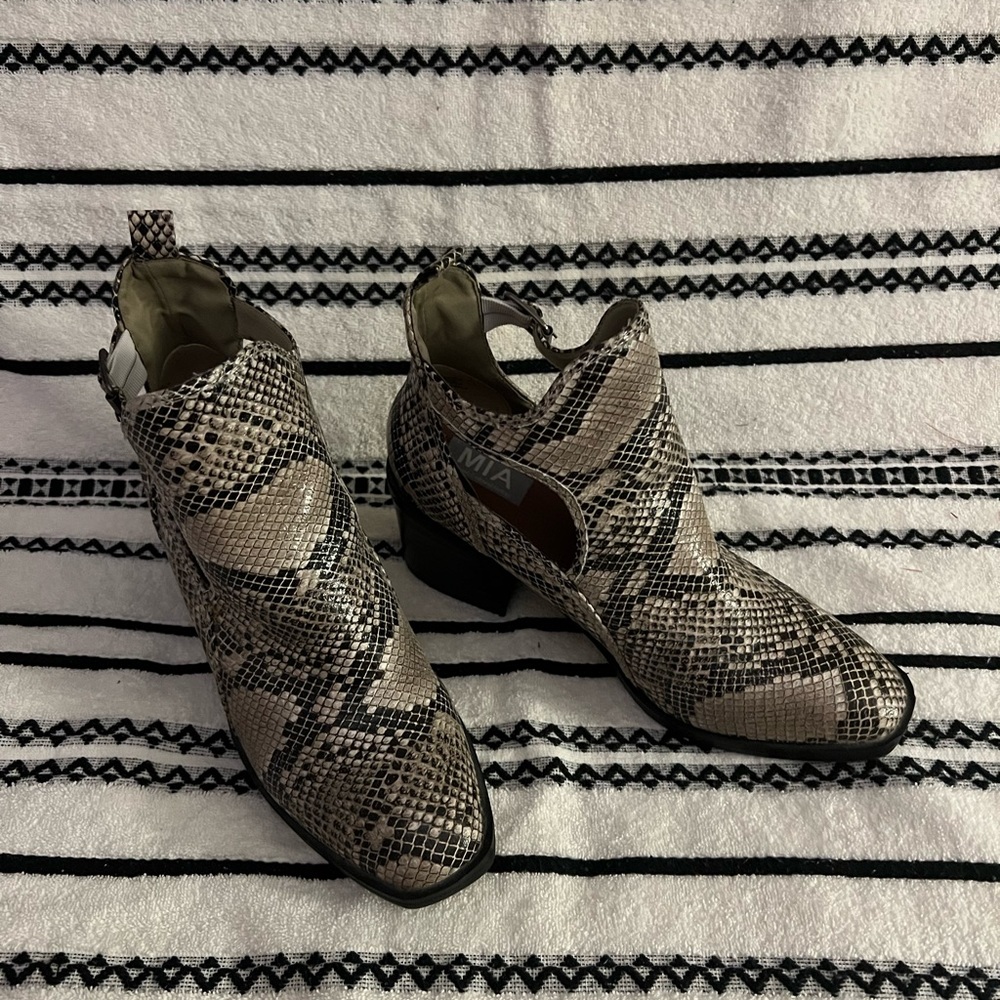 Snake Print Eden Bootie - image 2